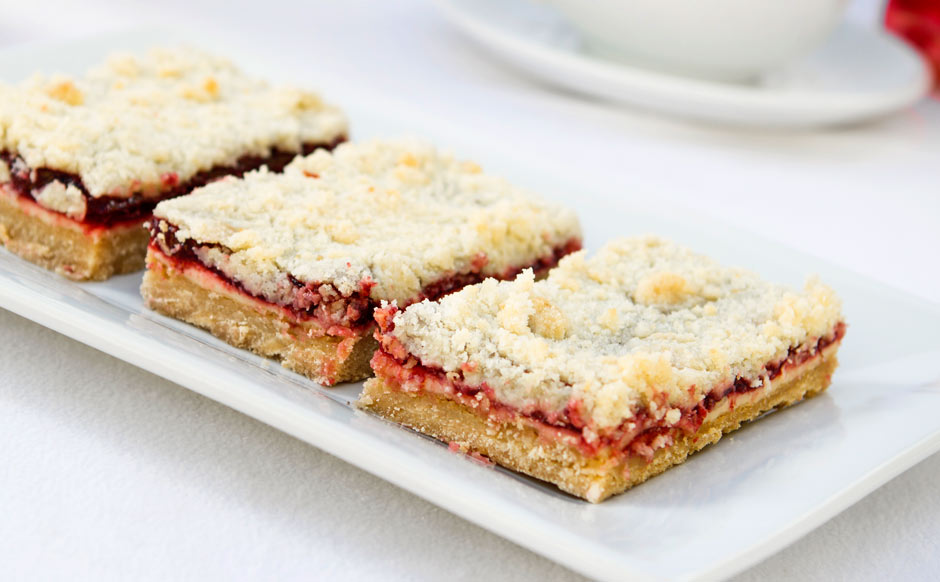 raspberry bar at tasty kitchen